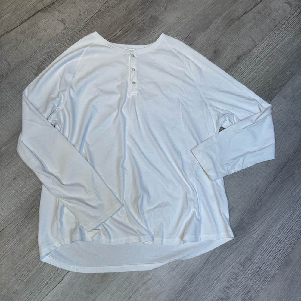 Men’s White Long Sleeve